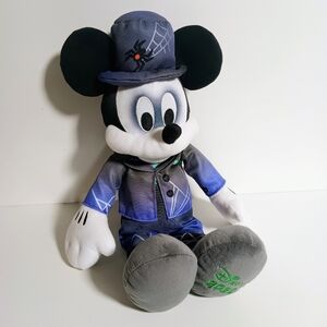 Disney Mickey Mouse Haunted Mansion Ghost Plush 18" Plush Halloween Doll